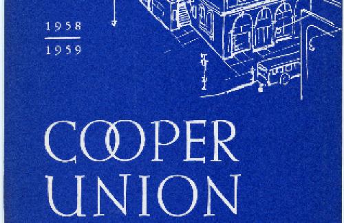 Cooper Union Forum 1958-1959