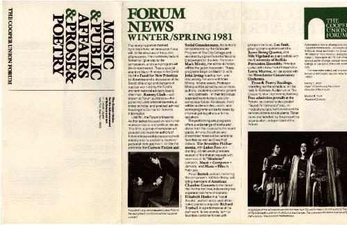 Forum News Winter/Spring 1981