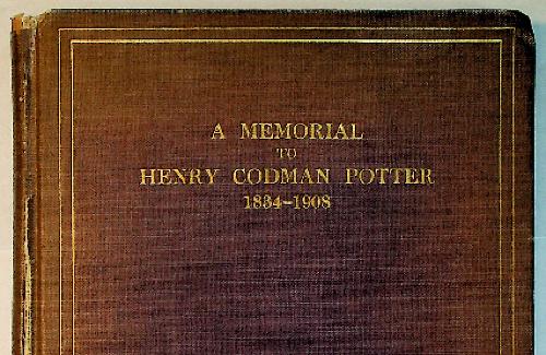 Memorial to Henry Codman Potter by The People's Institute